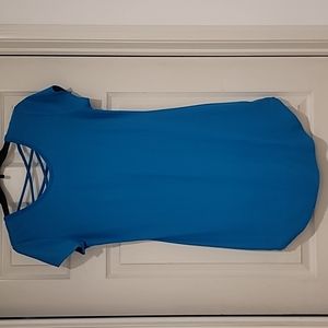 Sky blue t-shirt dress